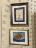 Lot of 2 Framed Paintings-Sailship