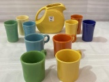 Group of Fiestaware Including Juice Pitcher (6
