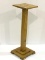 Square Wood Pedestal Plant Stand