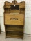 Oak Book Shelf Cabinet w/ Drop Front