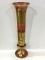Very Tall Moser Cranberry & Gold Decorated