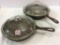 2-Wagnerware Cast Iron Skillets #6 w/