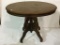 Lg. Oval Victorian Wood Parlor Table