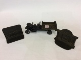 Lot of 3 Iron Pieces Including Arcade Toy Truck-