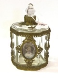 Ornate Victorian Glass Perfume Bottle