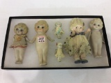 Lot of 6 Bisque Kewpie Dolls