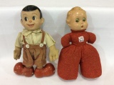 Lot of 2 Vintage Dolls Including Google Eye