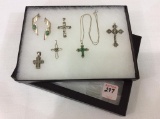 Collection of Sterling/925 Jewelry Including 5