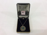 Ladies Sterling Silver Chain w/ Silver Pendant