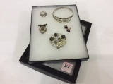 Collection of Sterling Silver Jewelry Including