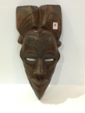 Wood Carved African Mask