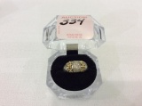 Ladies 925/14 K Ring (Size: 7 1/2)