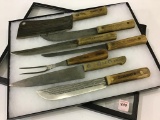 Collection of 7 Various Old Hickory Knives