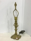 Metal Lamp Base Only w/ Finnial