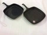 Lot of 2-Wagnerware Square Skillets