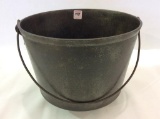 Unmarked Three Footed Lg. Cast Iron Pot w/