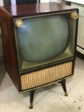 Vintage Emerson Tru-Slim TV on Swivel Stand