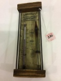 Wood Adv. Thermometer-Wheatley