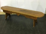 Primitive Bench (13 Inches Tall X 4 Feet Long)