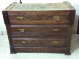 Three Drawer Antique Dresser (Missing Marble