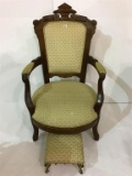 Antique Upholstered Victorian Chair