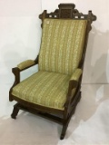 Victorian Upholstered Platform Chair