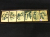 Framed Set of 6 Senses of Romance