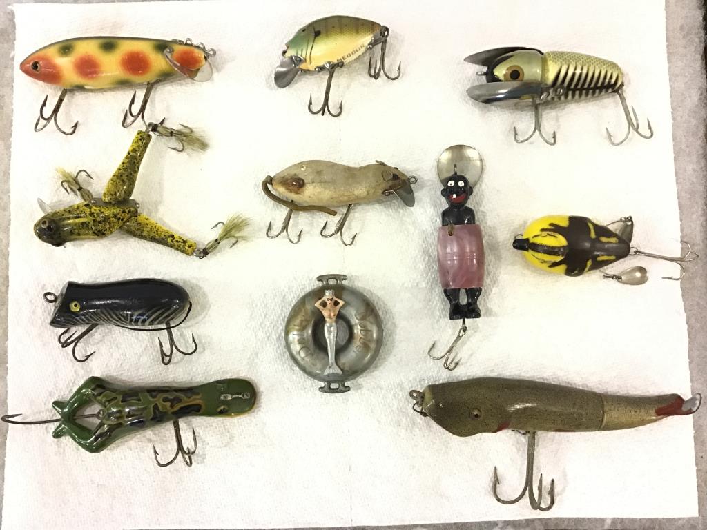 Lot of 11 Collector Fishing Lures