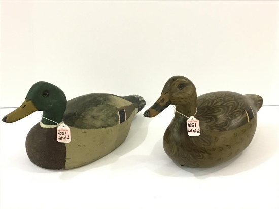 Lot of 2 Unknown Decoys