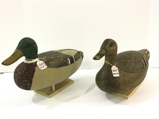 Lot of 2 Possible Re-Paint by Redshaw Decoys