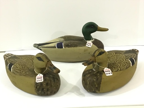 Lot of 3 Redshaw Decoys