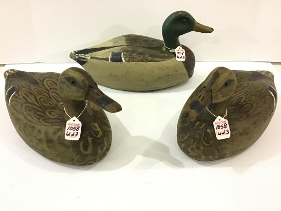 Lot of 3 Redshaw Decoys