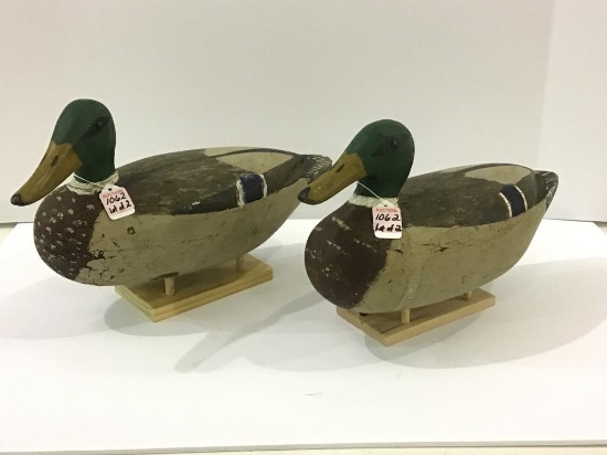 Lot of 2 Unkniwn Decoys-Repaint by Redshaw