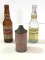 Lot of 3 Including 2 Beer Bottles-Pilsener &