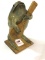 Figural Frog Statue w/ Musical Instrument