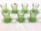 Lot of 14 Green Depression Pieces Including