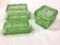 Lot of 3 Green Depression Including