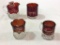 Lot of 4 Various Sm. Red Ruby Flash Adv  Pieces-