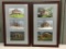 Lot of 2 Framed-3 Section Pictures of Dixon, IL