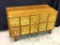 Custom Hand Made 10 Drawer Cabinet w/ Base