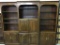 Three Section Media/Bookcase Cabinets