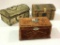 Lot of 3 Various Dresser Boxes