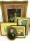 Lot of 5 Framed Pictures Including Lincoln,