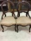 Pair of Matching Victorian Chairs w/ Upholstered
