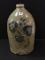 Great 3 Gal Salt Glaze Stoneware Jug w/ Cobalt