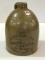 Nice 1 Gal Salt Glaze Stoneware Adv. Jug Front