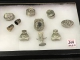 Set of 10 Various Sm. Pewter Items Including