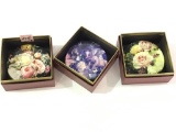 Lot of 3 Durwin Rice Floral Design