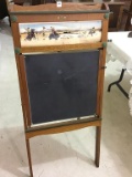 Antique Educational Board w/ Chalkboard