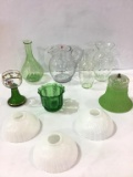 Collection of Glassware Including Etched